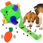 TWOPER Dog Toys Interactive Snuffle Ball and Puzzle Toy for Any Size Dogs, Encourages Natural Foraging Skills, Dog Enrichment Toys for Training and Stress Relief, Machine Washable