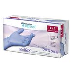 MedPro Defense Bluiris Powder-free Nitrile Medical Examination Gloves, Large, 1 Count