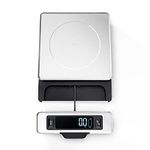 OXO Good Grips 11 Pound Stainless Steel Food Scale with Pull-out Display