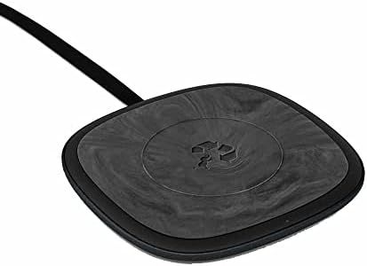 Nimble Apollo Wireless Charging Pad, 15W Fast Charging Pad for iPhone 17/16/15/14/13/SE/12 Series Air Pro Max Plus Samsung Galaxy S24/S23 Series AirPods Pro and More, with USB-C Cable (No AC Adapter)