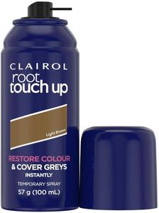 Clairol Root Touch-Up Root Concealing Spray 100 ml, Light Brown, 100 ml, Instant Grey Coverage, Blends Naturally, Temporary, Water Resistant