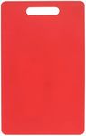 Chef Inox Polypropylene Cutting Board with Handle, 250 mm x 400 mm x 13 mm Size, Red