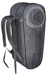 Passion Premium 2-Compartment Badminton & Tennis Unisex racquet Bag with Protective Padding – Lightweight & Durable Unisex Design for Players of All Levels: Men, Women, Youth & Adults (Grey & Black)