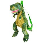 Rhode Island Novelty 20" Dino Backpack T-Rex, Green