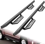 KYX Running Boards & Steps Nerf Bars Fit for 2019-2024 Chevy Silverado/Sierra 1500 (Exclude 2019 1500 LD/Limited), A Pair 6 inch Car Door Side Steps Nerf Bars Truck Boards Step Rails