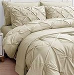 King Comforters Set - 7 Pieces King Size Bed in A Bag, Bedding Sets with Comforters, Sheets, Pillowcases & Shams, Bedding Set - Linen