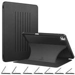 FINTIE Case Compatible with iPad Pro 13 inch (M4) 2024 - [Magnetic Stand ] Multiple Angles Shockproof Rugged Soft TPU Cover with Pencil Holder, Auto Sleep/Wake, Black