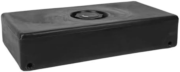 Luocute Réservoir d'eau pour Camping-Car, 8 Gallons, 30 L, 26 X 13,4 X 5,5 Pouces, Réservoir de Stockage d'eau Douce ou Grise en LLDPE, étanche, Résistant aux Chocs, Noir pour