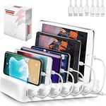 Poweroni USB Charging Dock - 6-Port - Fast Charging Station for Multiple Devices - Multi Device Charger Station - Compatible with