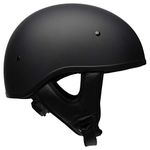 Bell Pit Boss Unisex-Adult Half Street Helmet (Solid Matte Black, Large) (D.O.T.-Certified)