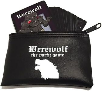 Werewolf The Party Game – Werewolf Card Game with Upgraded Characters – 42 Role Cards, for 7 to 30 Players – Game Night, for Adults and Teens – Interactive Board Game to Play with Friends, Family