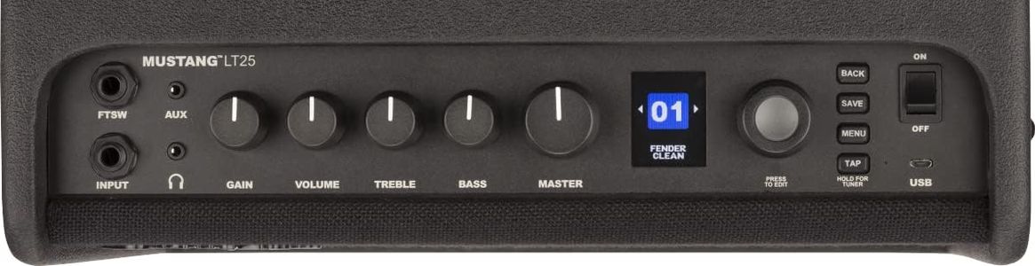 Fender Mustang LT25 Guitar Amp – 25W Digital Combo Amplifier