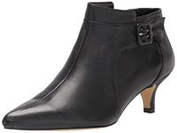 Bella Vita Women's Bindi Dress Bootie Fashion Boot, Black Leather, 8.5 Wide