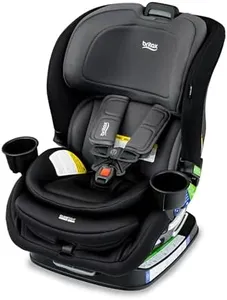 Britax Poplar Convertible Car Seat, 2-in-1 Car Seat with Slim 17-Inch Design, ClickTight Technology, Stone Onyx