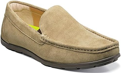 Florsheim13310 - Draft Moc Toe Venetian Uomo , Marrone (Dirty Buck scamosciato), 41.5 EU