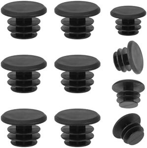 10Pieces Handlebar Bar End Plugs Black Plastic Bike Handlebar Bar End Caps, Bike Cable End Caps Handlebar End Caps Bike Handlebar Plugs for Road Mountain Bike, Most Bicycle Grip Bar End Plugs