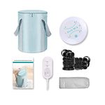 Healcity Professional Foot Detox Machine Ionic Foot Bath Detox Spa System Ion Cleanse for Home Use Salon Beauty SPA Club Bundle with Foldable Tub (All Original Accessories Included)