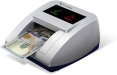 AccuBANKER D470 Quadscan 4-Way Orientation Counterfeit Bill Detector with UV, MG, IR, WM, Image, Length, Spectrum 7-Point Counterfeit Detection Methods - Optional Battery for Portable Use (No Battery)