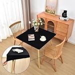 Amonsa Black Fitted Tablecloth with