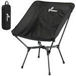 Sportneer Oversized Camp Chair, Widen Folding Chairs for Outside Portable Camping Chairs for Adults Lawn Chairs with Large Mesh Bag Compact Backpack Chair for Hiking Camping Beach Sporting Events