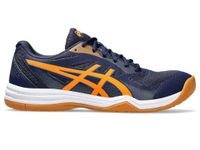 ASICS Mens Upcourt 5 Peacoat/Shocking Orange Indoor Sport Shoe - 9 UK (1071A086.405)