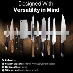 Lantana Smart Sharp 3-Stage Knife Sharpener – Ceramic, Diamond, Tungsten, Black/Chrome