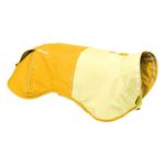 RUFFWEAR Sun Shower Small Dog Rain Jacket, All Weather Dog Coat, Waterproof Dog Jacket, Lightweight Weatherproof Dog Vest Overcoat & Dog Rain Coat, Size S, Mineral Yellow