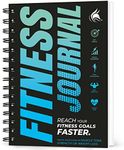 Clever Fox Fitness Journal Workout Log Book - Daily Fitness Planner Workout Journal for Women and Men. Spiral-Bound, Laminated Cover, Thick Pages, A5 (Ocean Blue)