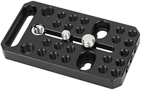 CAMVATE Multipurpose Cheese Plate with 1/4"-20 & 3/8"-16 Threads - 3329