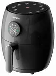 TOPZEE Air Fryer, 2.1 Quarts, Black Glossy, Non Stick, Small Size, Low Noise, Convenient Storage, For Cake, Vegetable, And Meat Making, Can Be Cooked Without Oil, 1000 Watts