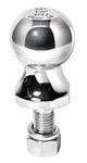 Reese Towpower 7036800 1-7/8" Chrome Hitch Ball for ATV/Lawn Tractor