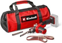 Einhell Power X-Change Cordless Power File Sander - 18V Electric Finger Sander, 1,700m/min, 2 x Grinding Arms 9mm and 13mm - TE-BF 18 Li Includes 12 x Abrasive Belts (Supplied Without Battery)