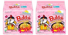 Samyang Hot Chicken Flavour Buldak Ramen Noodles Carbonara (2 x Pack of 5)