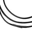 Leather Cord Necklace Cords for Pendants 18 inch Braided Leather Cord Necklaces for Men
