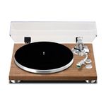 TEAC TN-400BT-X HiFi Bluetooth Turntable with Belt Drive (33/45/78 rpm, MM Pickup, Aluminium Die-Cast Plate) Walnut Brown