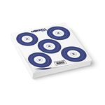 Morrell Targets 17 Inch Archery NFAA Official Size 5 Spot 100 Pound Card Stock Paper Training Target Face Set, 100 Count Pack, Blue