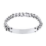 PROSTEEL Chain Bracelet for Men and Women 10mm 21cm Gift Stainless Steel Cuban Link Bracelet