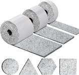 shinfly Furniture Pads Floor Protectors 3x1M, Felt Pads For Furniture Feet Chair Leg, Chair Pads Self-Adhesive, Anti-scratches and Reduce Noise - Light Grey