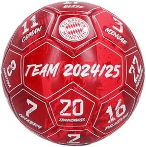FC Bayern München I Ball I Fußball I Signature 2024-25 I Rot I Größe 5