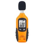 LABART Digital Sound Level Meter Certificate included- Noise Meter with LCD Display, Measurement Range 30-130 dB SPL, Accurate Decibel Reader HT-80A