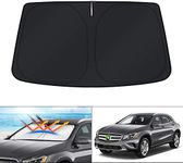 KUST Custom Fit Windshield Sun Shade for Mercedes GLA 2015-2020 Accessories Window Sunshade Foldable Sun Visor Protector Blocks UV Rays Keep Your Car Cooler