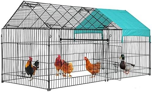BestPet Chicken Coop, Chicken Pens Crate Rabbit Enclosure Pet Playpen Exercise Pen