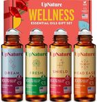 UpNature Wellness Essential Oil Roll On Gift Set - Relaxation Gifts for Women & Men - Head Comfort, Mood Booster, and Restful Sleep - Great Stocking Stuffer & Gift for Mom