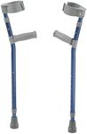 Inspired by Drive Pediatric Forearm Crutches, Knight Blue, Large