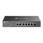 TP-Link Omada Multi-Gigabit VPN Router (ER707-M2) - Up to 6 WAN Ports & Load Balance, High - Security VPN, SSL/IPSec/GER§ /PPTP/L2TP VPN, Multi-Net DHCP, Powerful Firewall