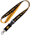 NCAA Iowa Hawkeyes Lanyard with Det