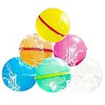 6PCS Magnetic Reusable Water Balloons, Summer Outdoor Beach Toys for kids 3-15 years old, Pool Toys Adults Boy Girls for Summer Fun