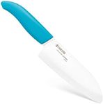 Kyocera Santoku Knife Santoku Knife, White/Blue, FK-140 WH-BL