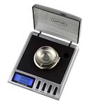 Gemini 20 - Portable Precision Digital Milligram Scale, Jewelry and Gems Scale - (20g x 0.001g) - (Black) - AMERICAN WEIGH SCALES