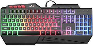 Rii RGB LED Wired Gaming Keyboard,S